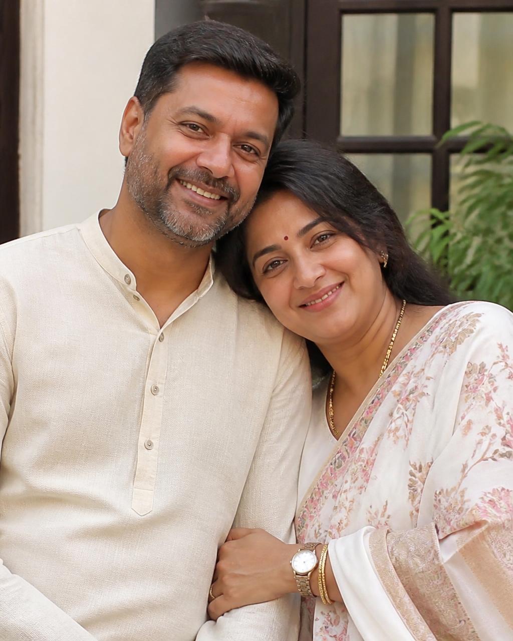 A happy couple who met through the vedika